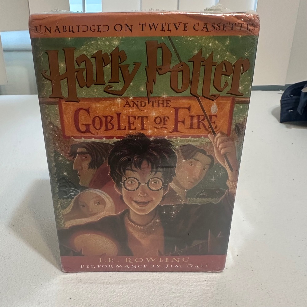 New Harry Potter Goblet of Fire Audiobook Multi Cassette Tape Set